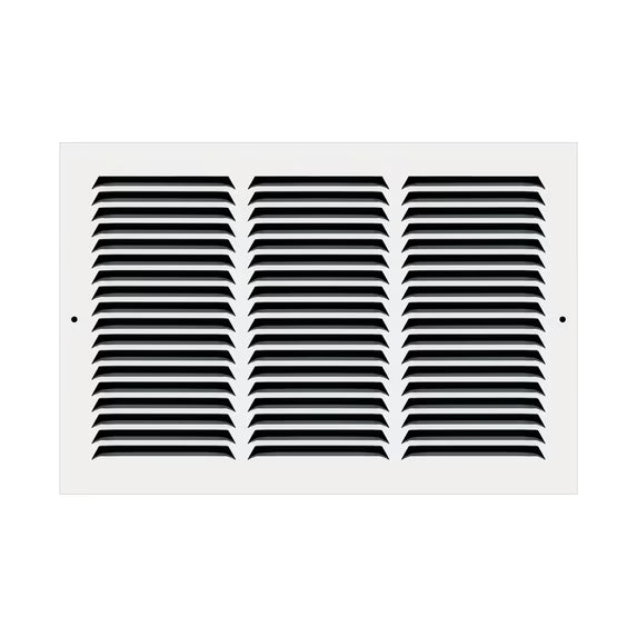 Everbilt 14 in. x 10 in. Steel Return Air Grille – White