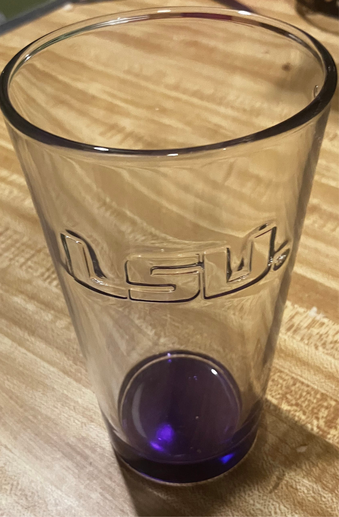 LSU Tigers 16oz. Purple Glass Pint – Fanz