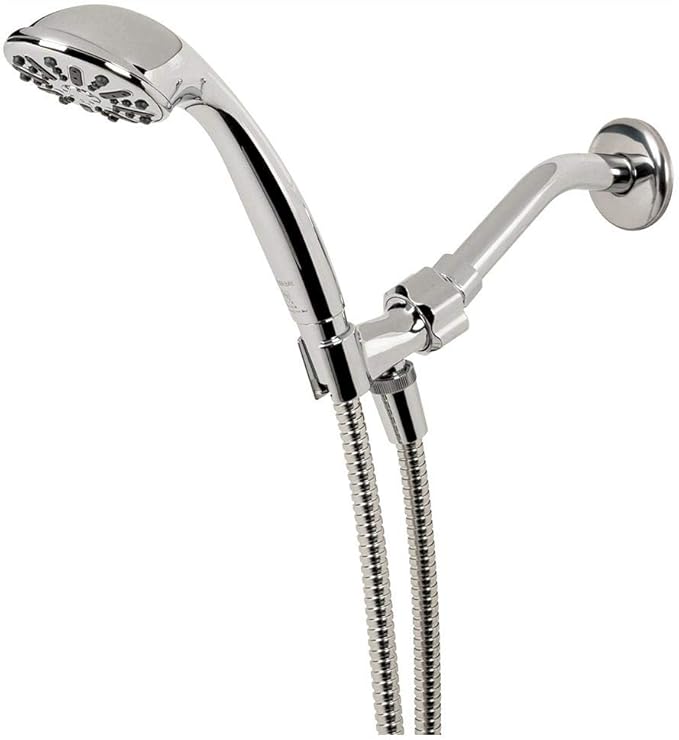 3.3" Single Wall Mount Handheld Shower Head, Chrome -Glacier Bay