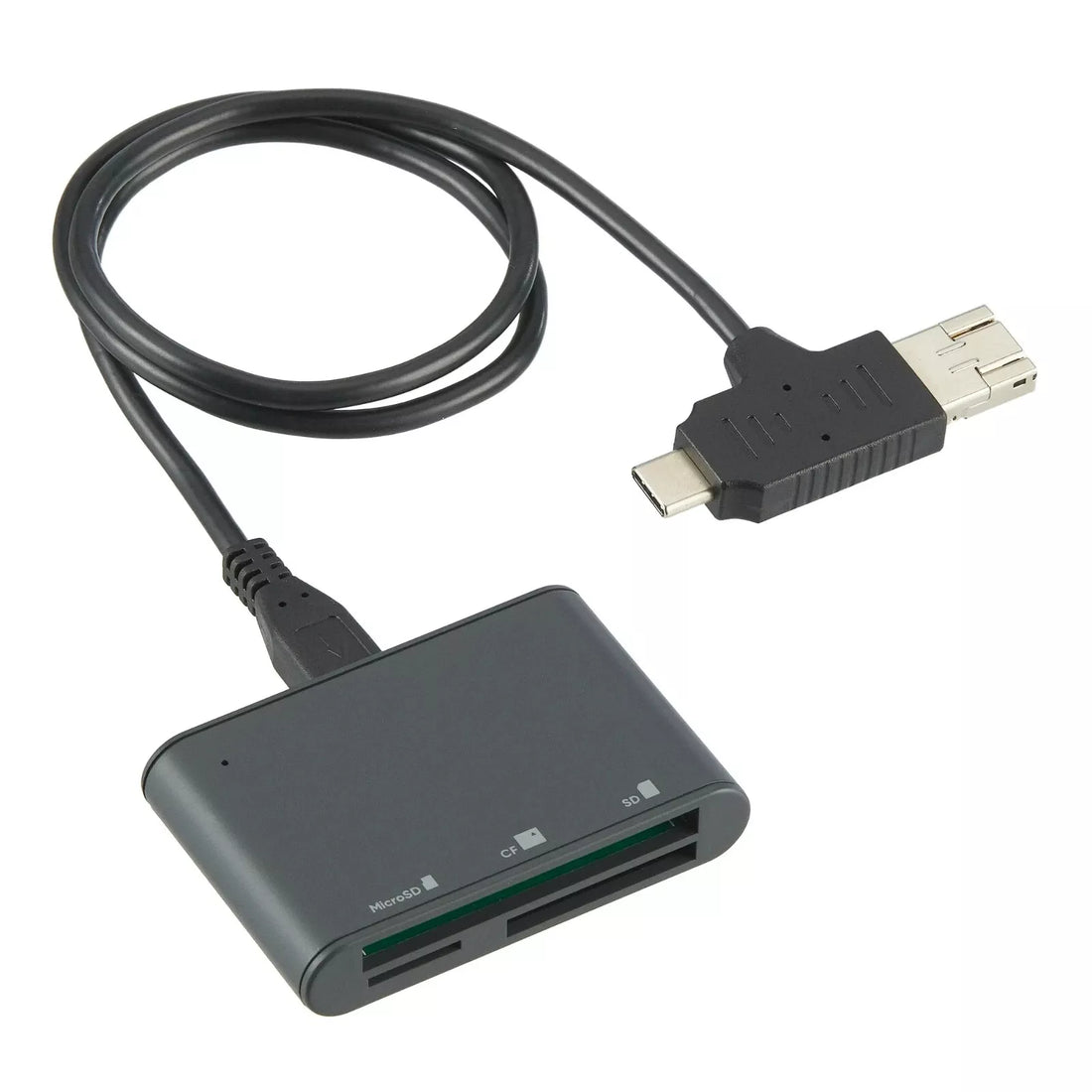 Plug N Play USB/Micro/USBC Memory Card Reader SD, microSD, MiniSD, Compact Flash