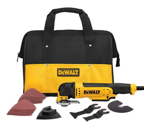 DeWalt Oscillating Multi-Tool Kit, Bag, & Blades