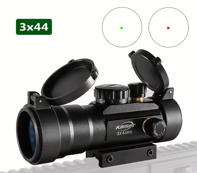 3x44 Red & Green Dot Tactical Scope – 11mm/20mm Rail Mount