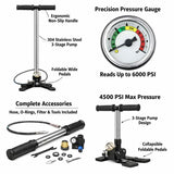PCP High PSI Pressure 3-Stage Hand Pump