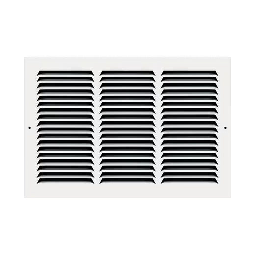 Everbilt 14 in. x 10 in. Steel Return Air Grille – White