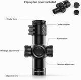3X30 Tactical Rifle Scope & Foldable Red Dot Combo & Mount