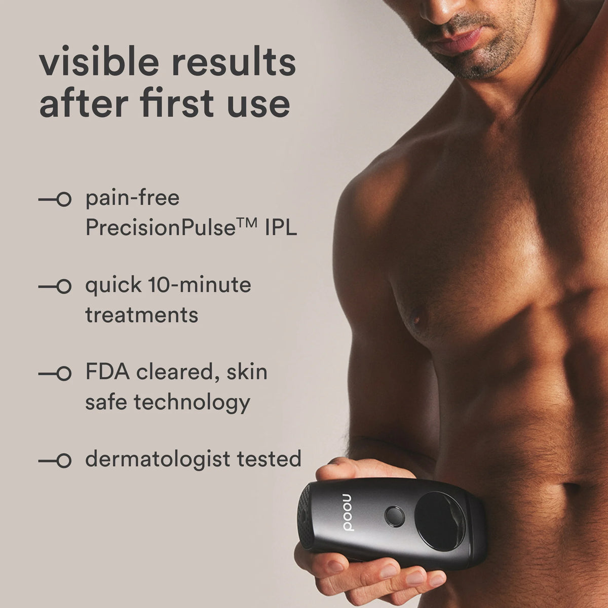 Nood The Flasher 2.0 IPL Laser Light Hair Removal Tool