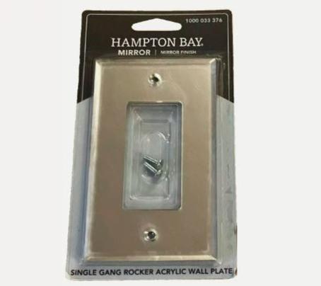 Hampton Bay Mirrored Rocker Light Switch Plate Cover