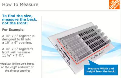 12 in. x 6 in. 3-Way Air -Adjustable Wall/Ceiling Register - White