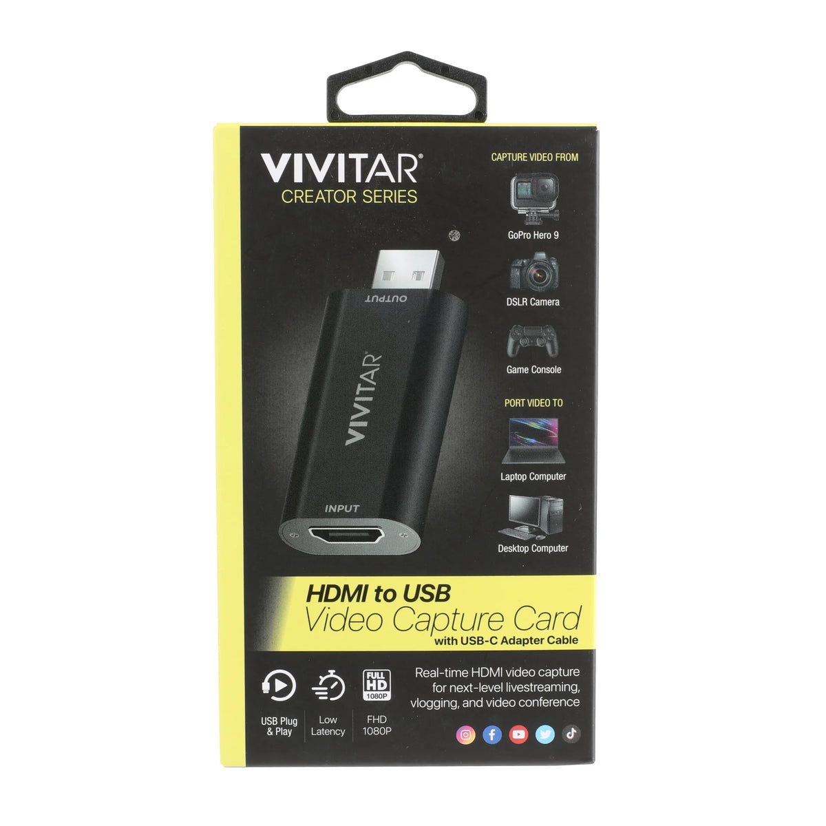 video Capture Card & adapter - HDMI To USB