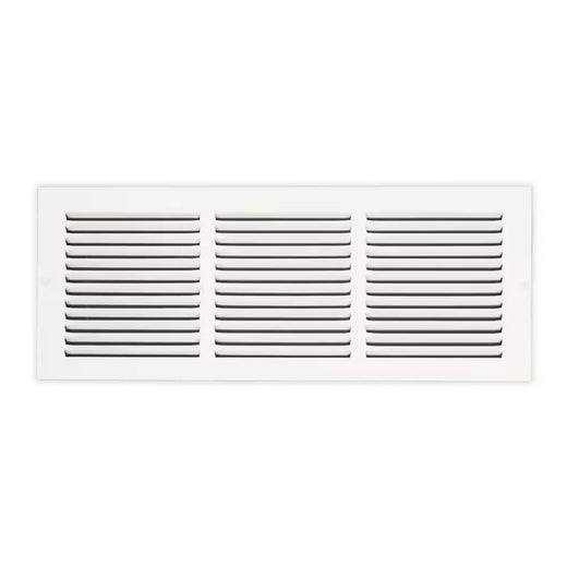 Everbilt 18 in. x 6 in. Steel Return Air Grille Vent Cover – White