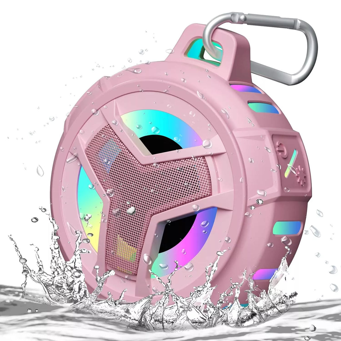 Pink Bluetooth Mini Waterproof Shower Speaker