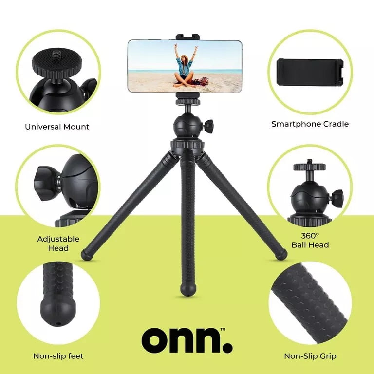 12” Flexible Legs Mini-Tripod