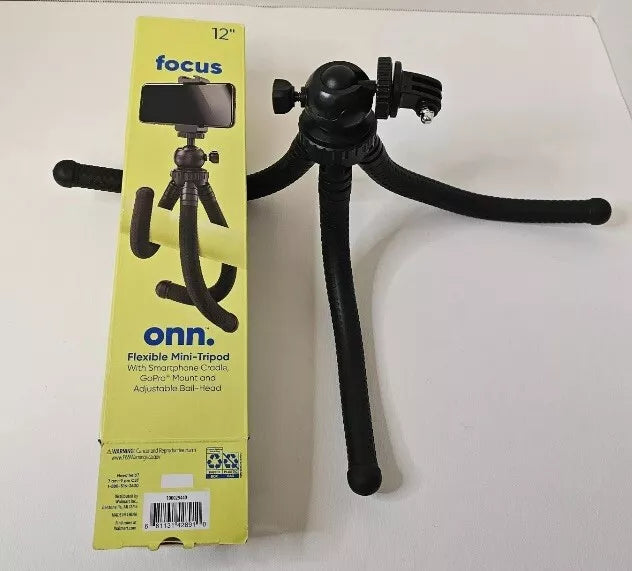 12” Flexible Legs Mini-Tripod