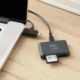 Plug N Play SD & CF Memory Card USB Reader & Adapter