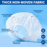 Hair Nets Disposable  (50 Pack) - White