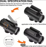 3x44 Red & Green Dot Tactical Scope – 11mm/20mm Rail Mount